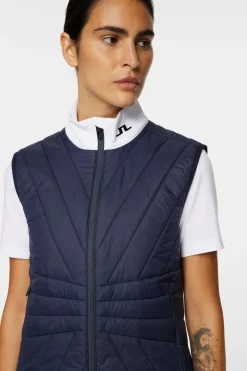 J.Lindeberg Holma Quilt Hybrid Vest* Golf|Vests
