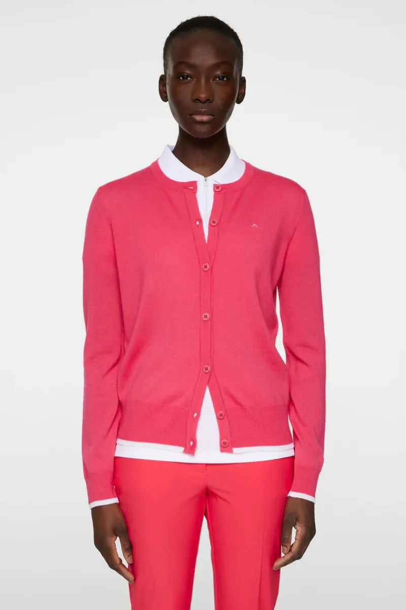 J.Lindeberg Joanna Knitted Cardigan* Golf|Knitwear