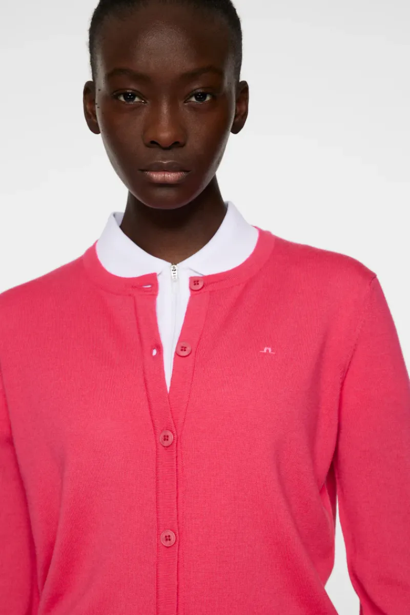 J.Lindeberg Joanna Knitted Cardigan* Golf|Knitwear