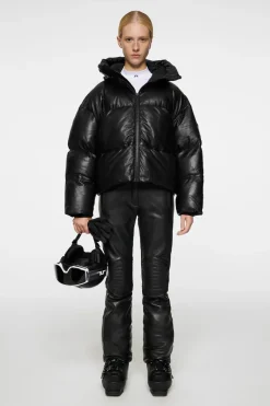 J.Lindeberg Jolene Leather Padded Jacket* Jakker|Jakker