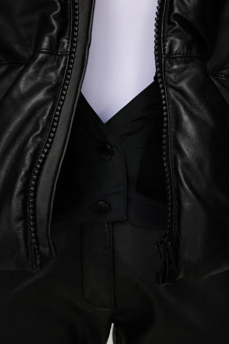 J.Lindeberg Jolene Leather Padded Jacket* Jakker|Jakker