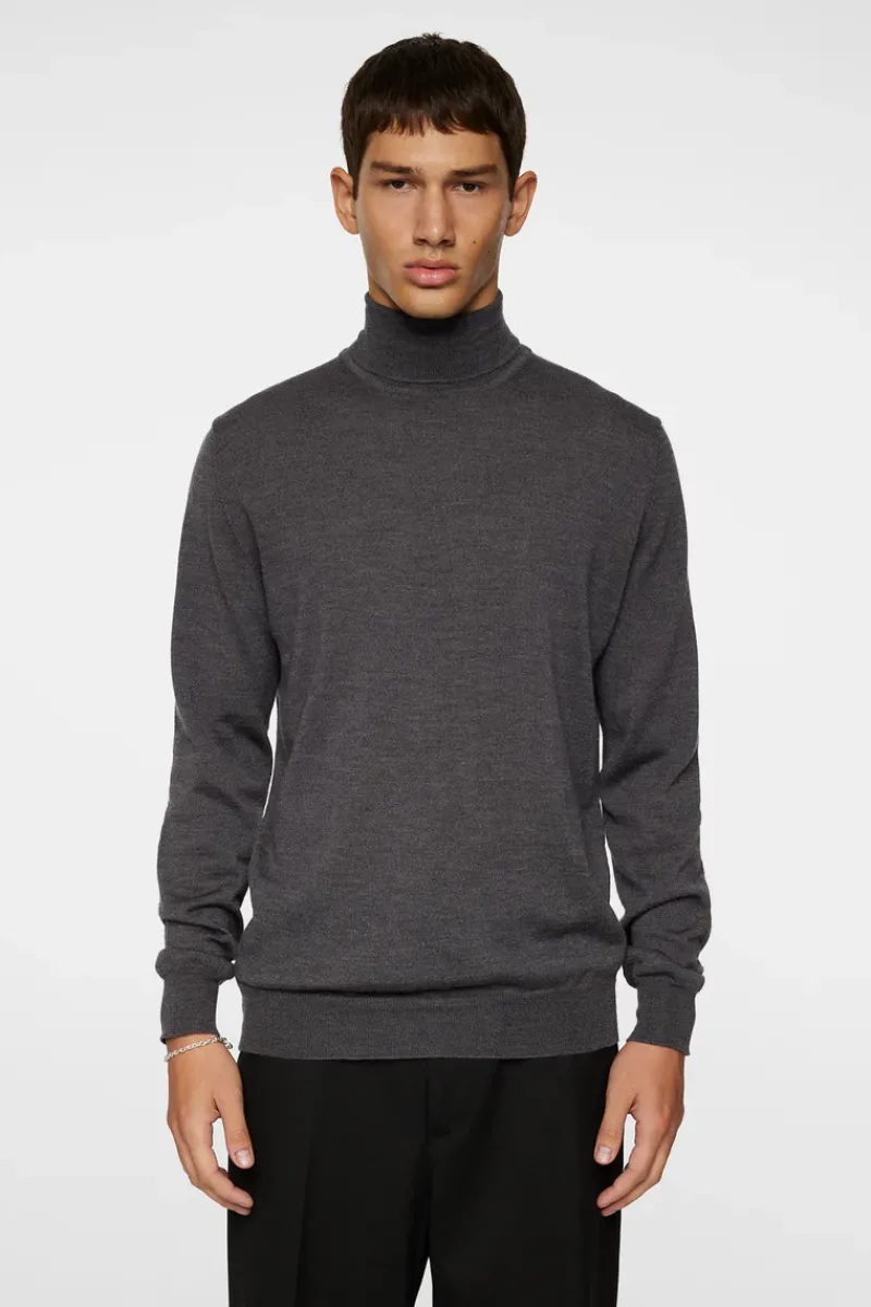 J.Lindeberg Kaden Merino Turtle Neck* Knitwear|Tops