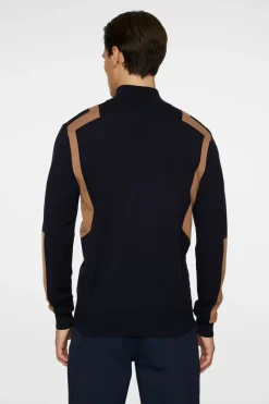 J.Lindeberg Kendrick Knitted Zip Sweater* Golf|Knitwear