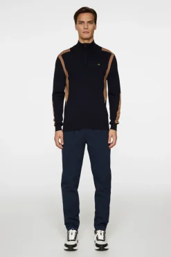 J.Lindeberg Kendrick Knitted Zip Sweater* Golf|Knitwear