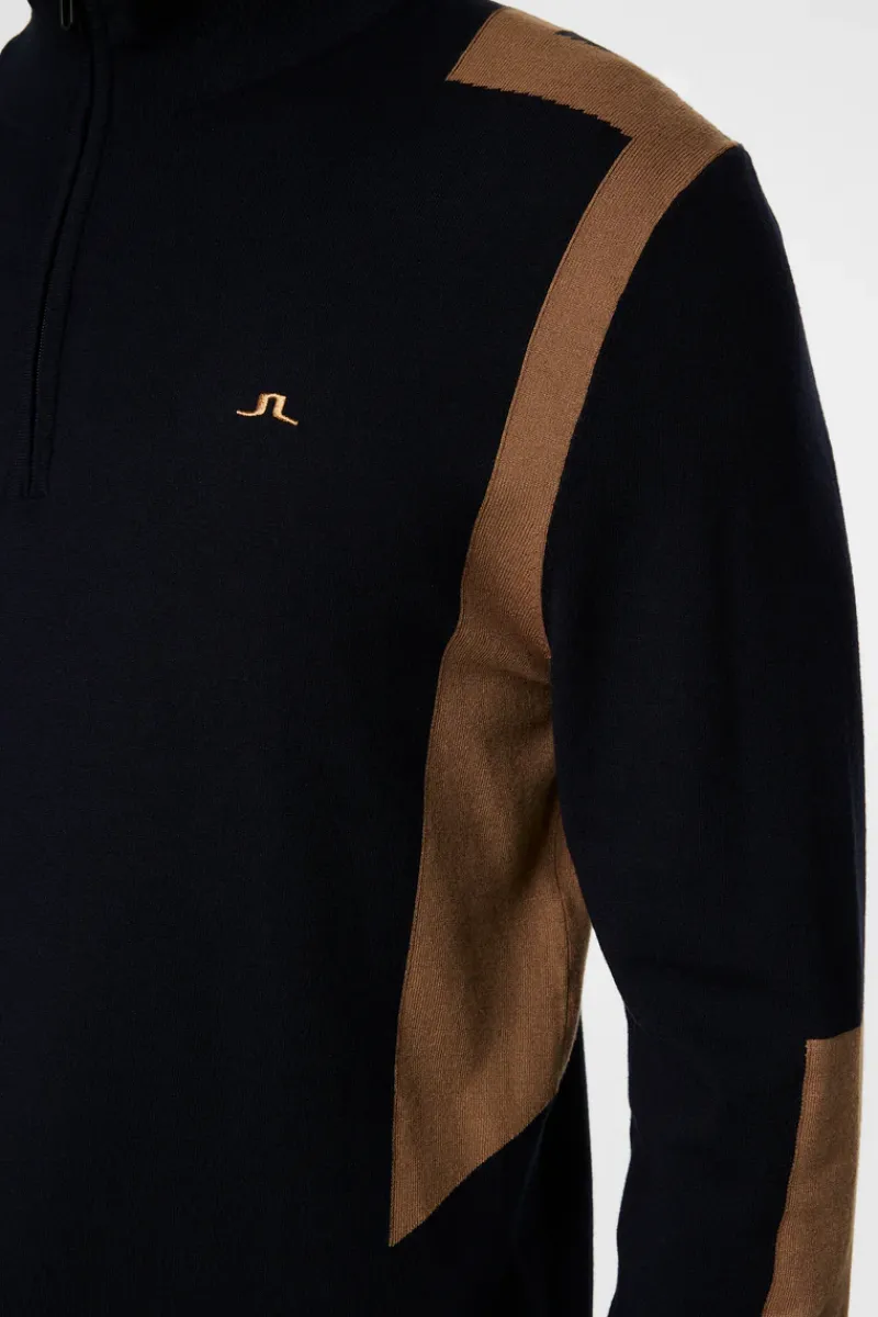 J.Lindeberg Kendrick Knitted Zip Sweater* Golf|Knitwear