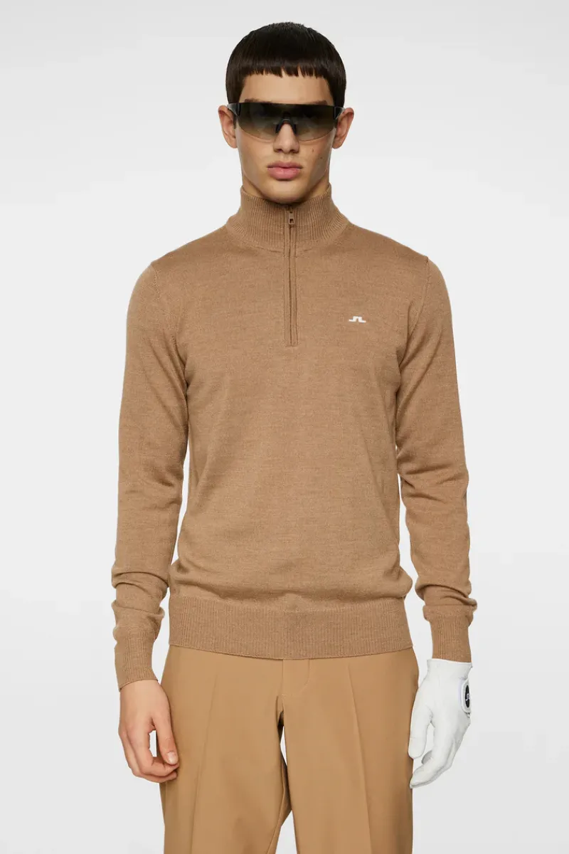 J.Lindeberg Kian Zipped Sweater* Golf|Knitwear