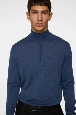 J.Lindeberg Kiyan Merino Quarter Zip* Tops|Knitwear