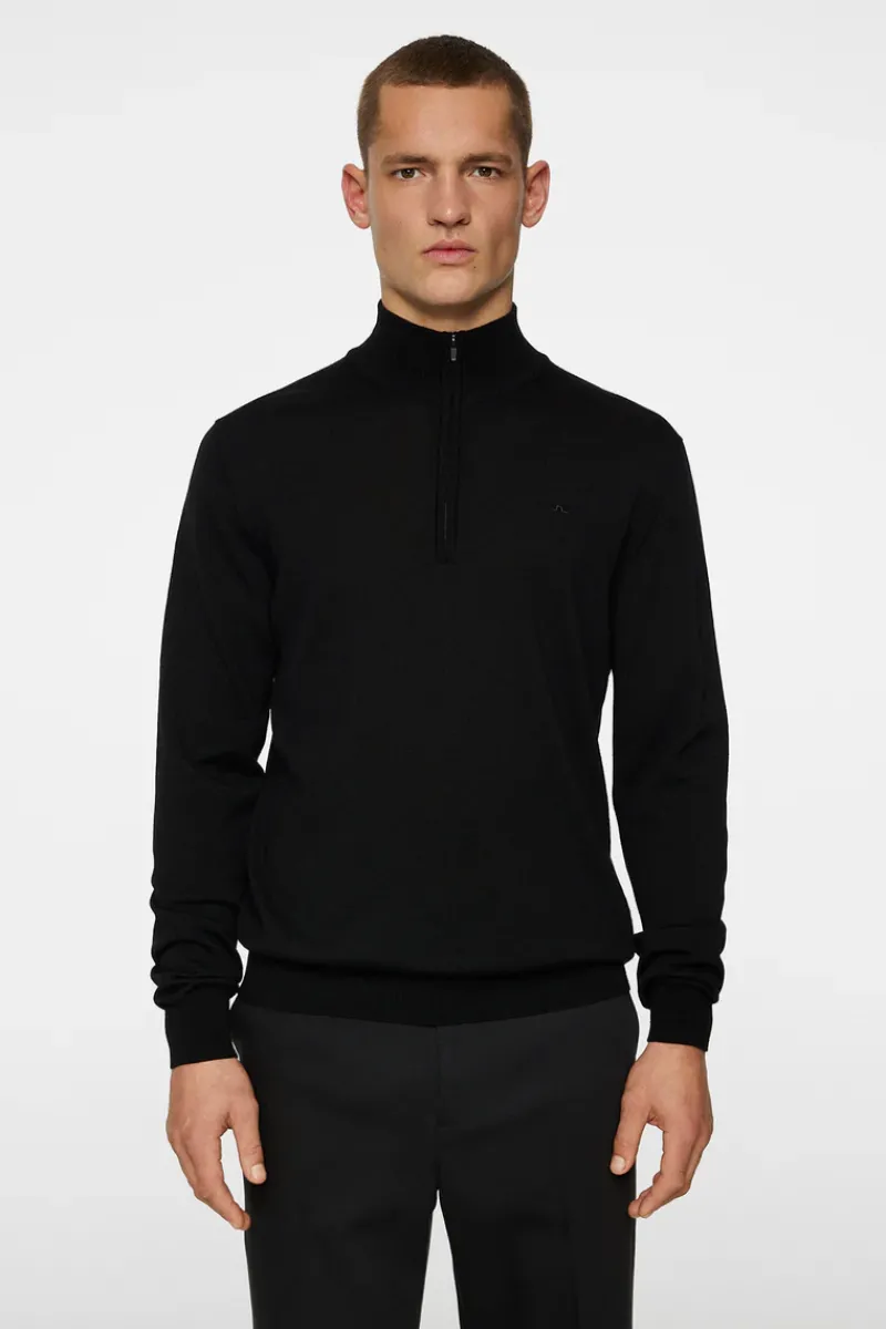 J.Lindeberg Kiyan Merino Quarter Zip* Knitwear|Tops