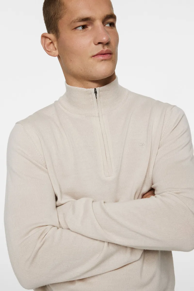 J.Lindeberg Kiyan Merino Quarter Zip* Knitwear|Tops