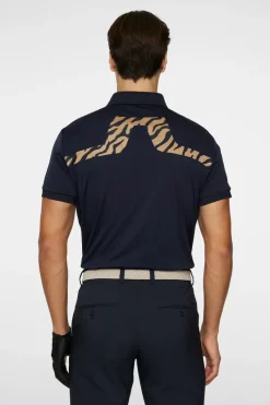 J.Lindeberg KV Print Polo* Golf|Polo Shirts
