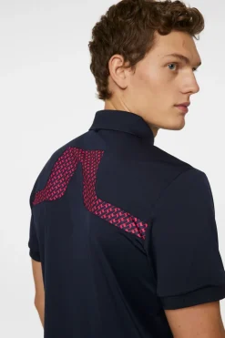 J.Lindeberg KV Print Polo* Golf|Polo Shirts