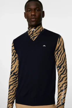 J.Lindeberg Liam Knitted Vest* Golf|Knitwear