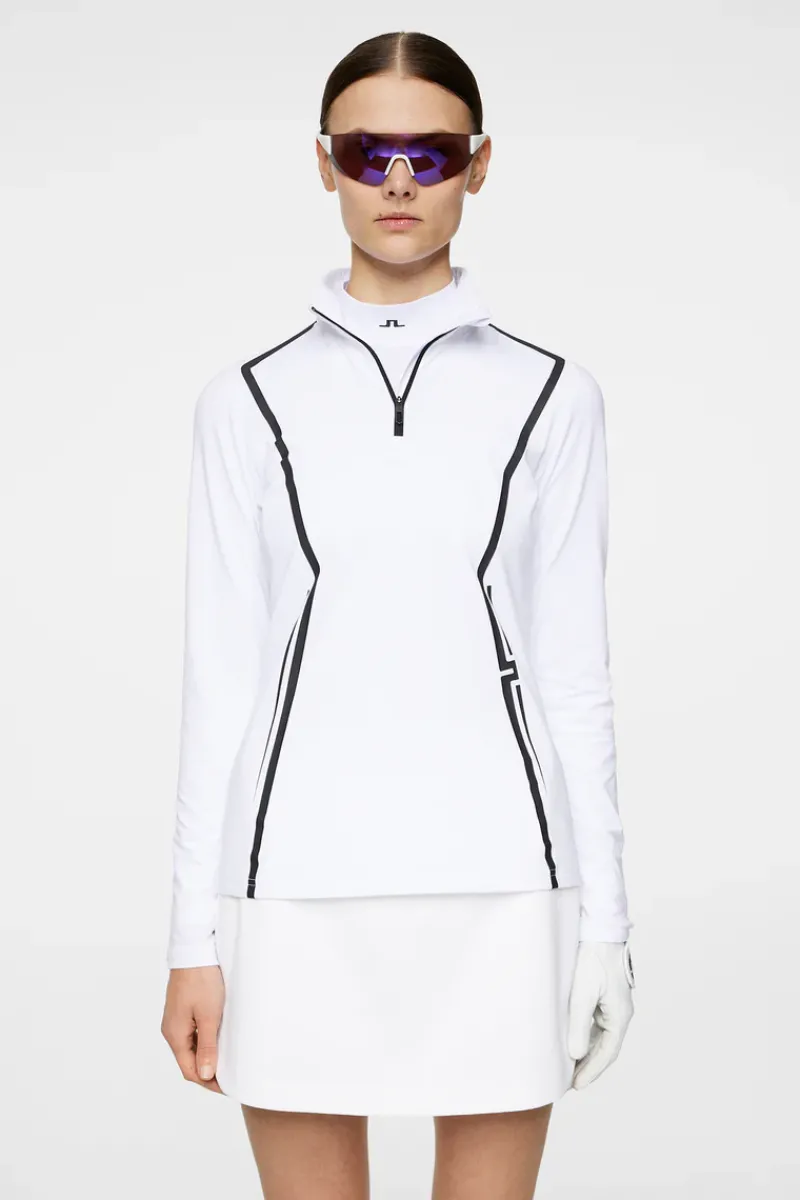 J.Lindeberg Lina Quarter Zip Mid Layer* Golf|Base & Mid Layers
