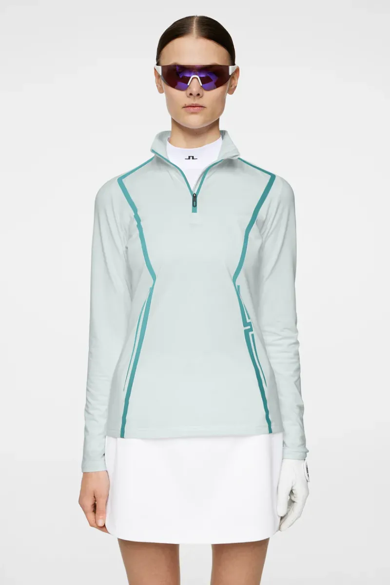 J.Lindeberg Lina Quarter Zip Mid Layer* Golf|Base & Mid Layers