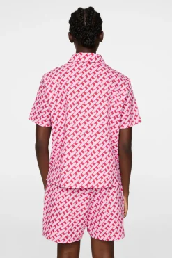 J.Lindeberg Linda Printed Shirt* Golf|Tops