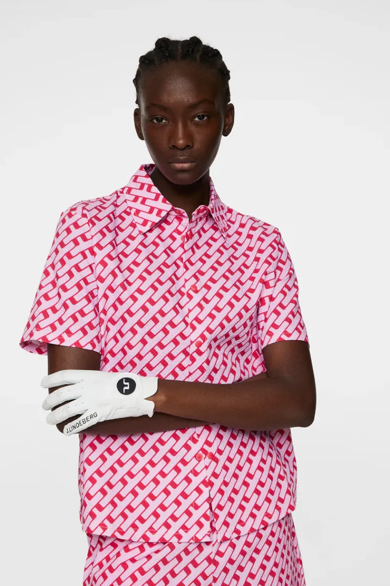 J.Lindeberg Linda Printed Shirt* Golf|Tops