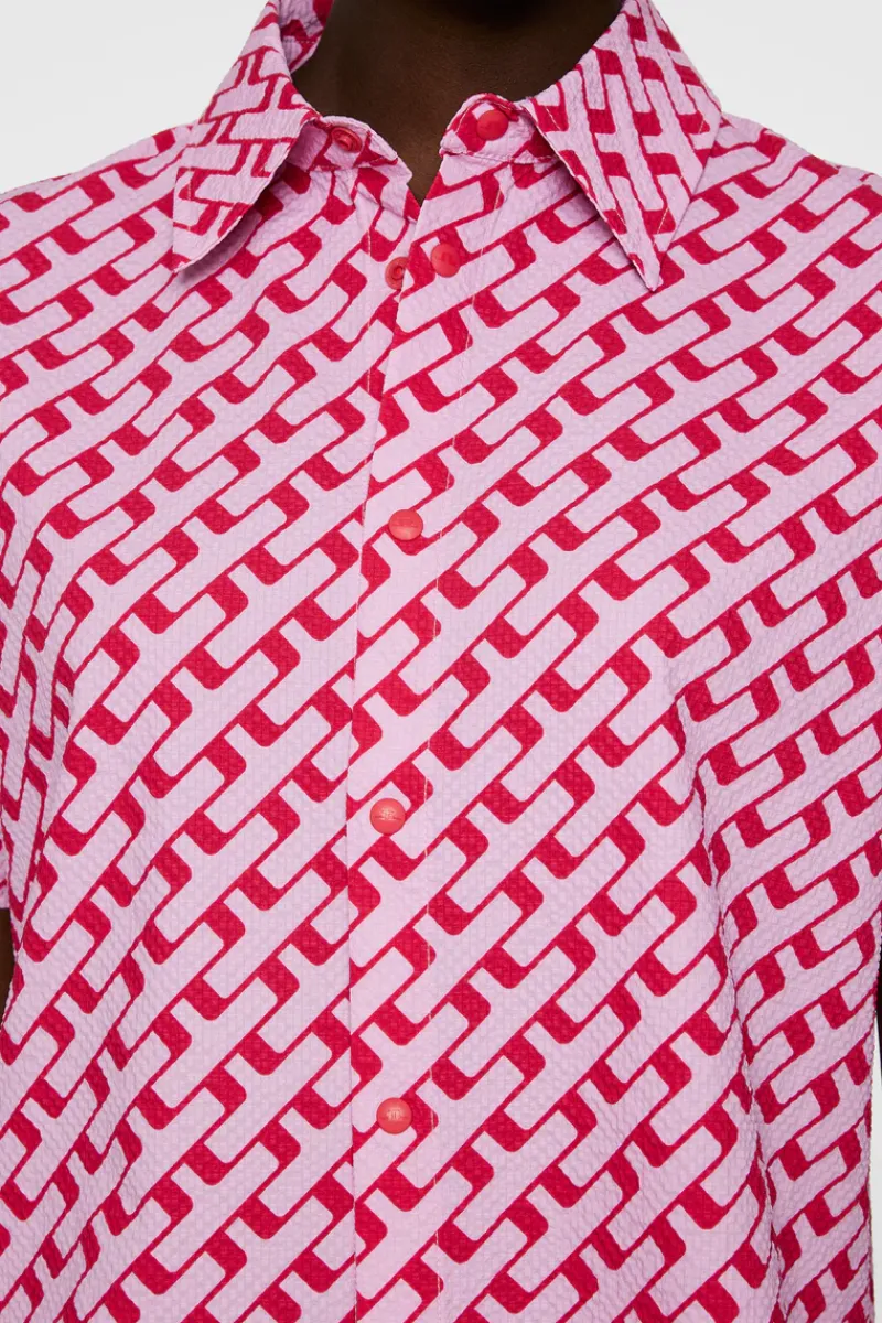 J.Lindeberg Linda Printed Shirt* Golf|Tops