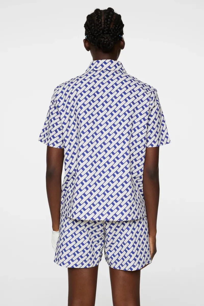 J.Lindeberg Linda Printed Shirt* Golf|Tops