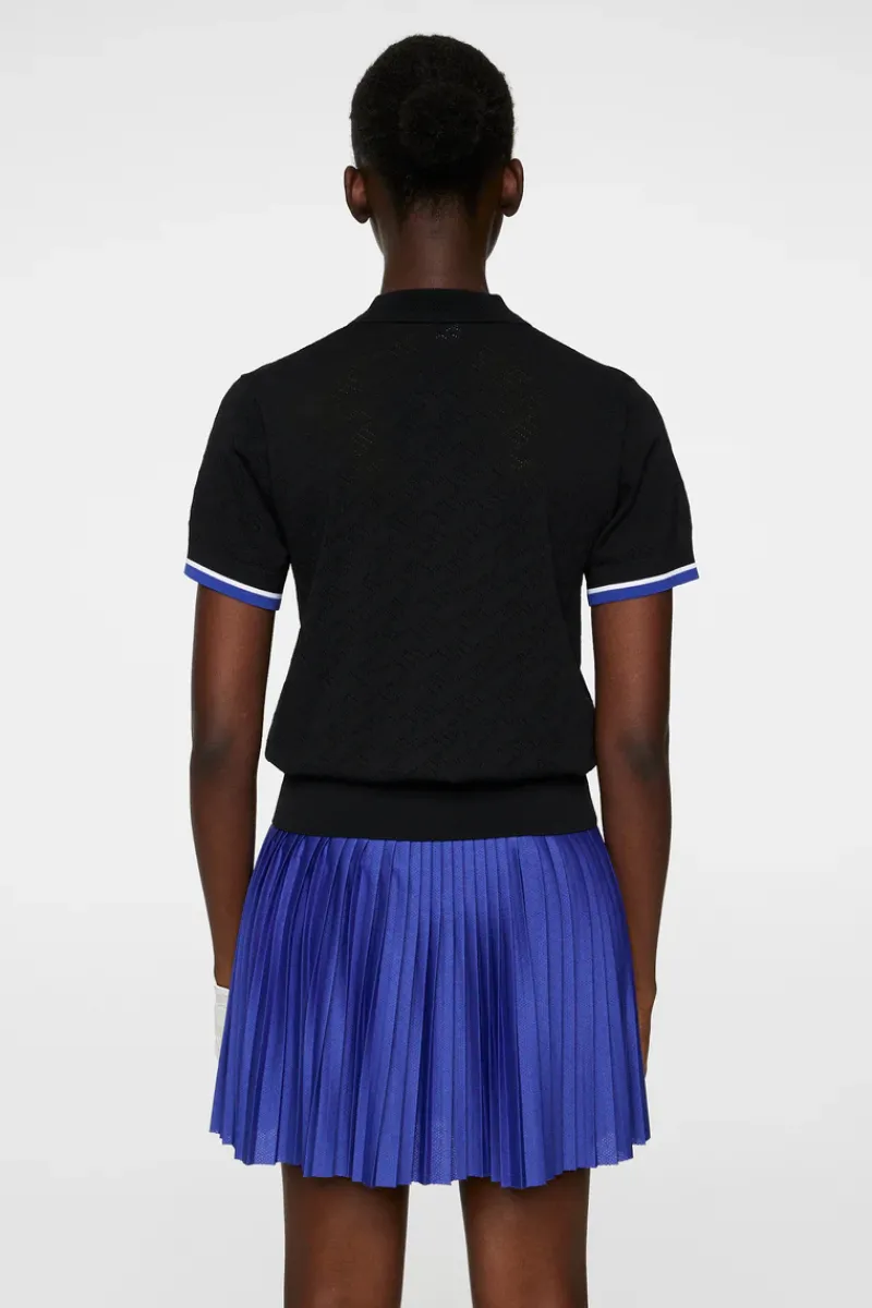 J.Lindeberg Lomi Knitted Polo Shirt* Golf|Knitwear