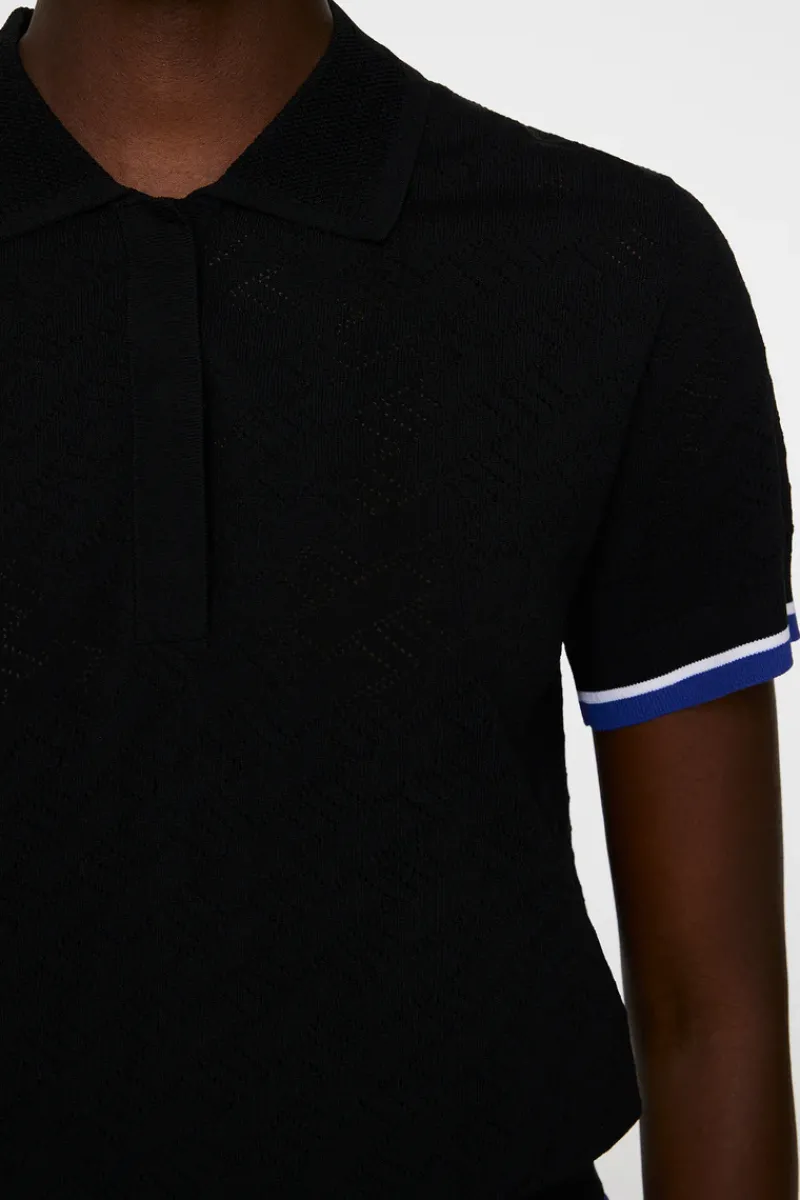 J.Lindeberg Lomi Knitted Polo Shirt* Golf|Knitwear