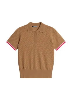 J.Lindeberg Lomi Knitted Polo Shirt* Golf|Knitwear