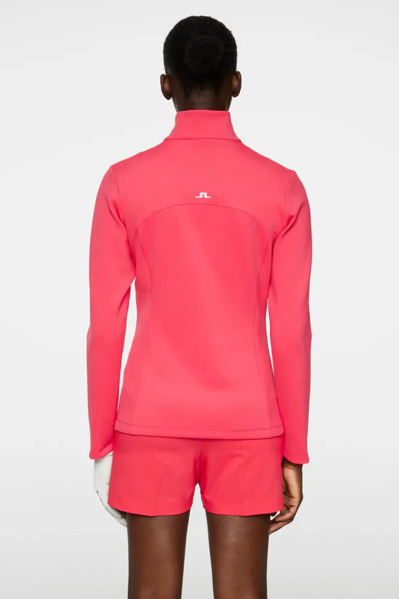 J.Lindeberg Lorelei Quarter Zip Mid Layer* Golf|Base & Mid Layers