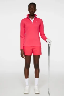 J.Lindeberg Lorelei Quarter Zip Mid Layer* Golf|Base & Mid Layers