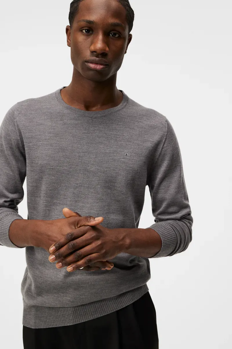 J.Lindeberg Lyle Merino Crew Neck Sweater* Knitwear|Tops