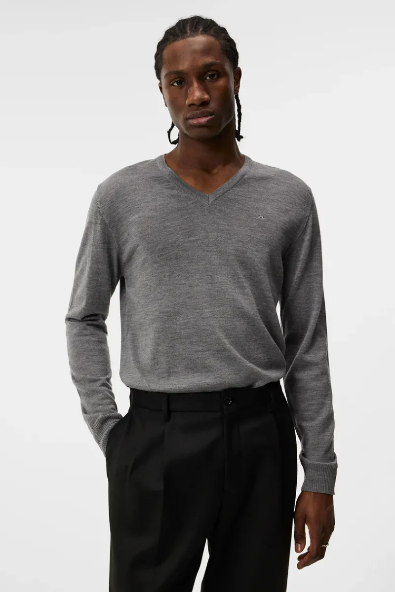 J.Lindeberg Lymann Merino V-neck Sweater* Tops|Strikkeklær