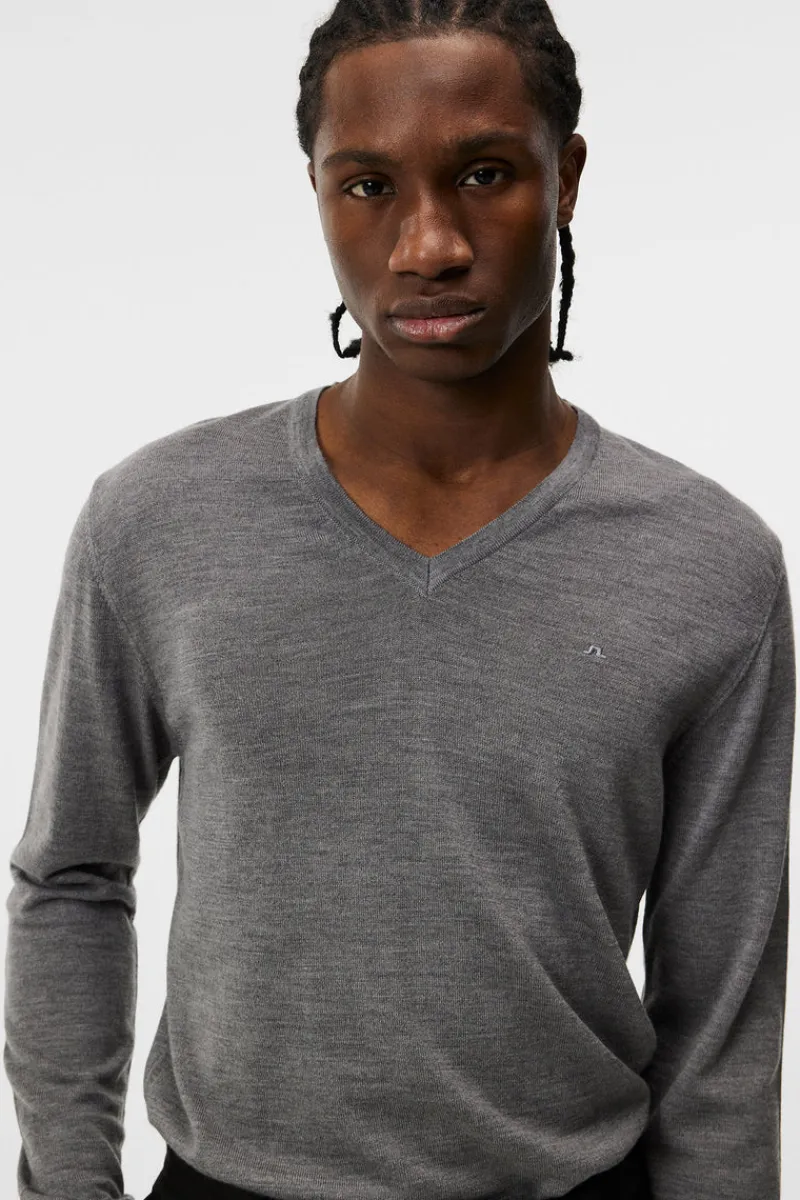 J.Lindeberg Lymann Merino V-neck Sweater* Tops|Strikkeklær