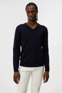 J.Lindeberg Lymann Merino V-neck Sweater* Knitwear|Tops