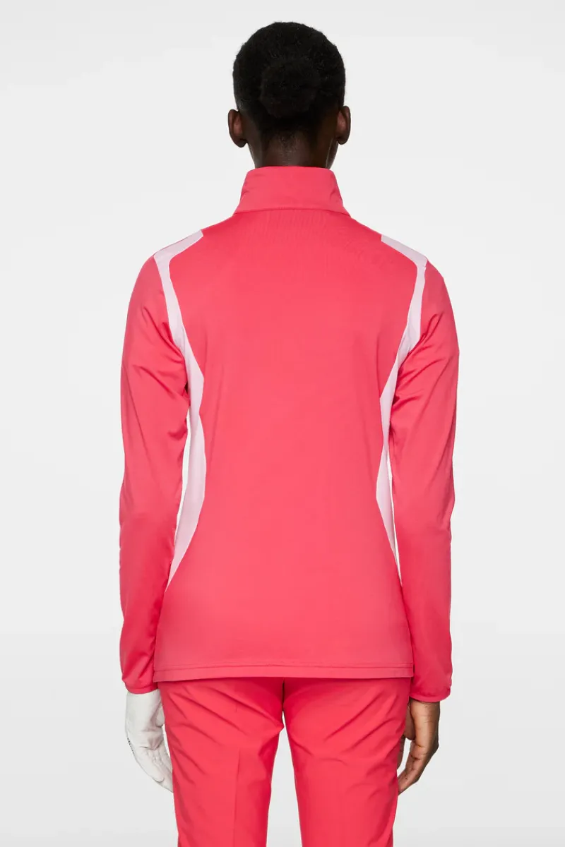 J.Lindeberg Mae Quarter Zip Mid Layer* Golf|Base & Mid Layers