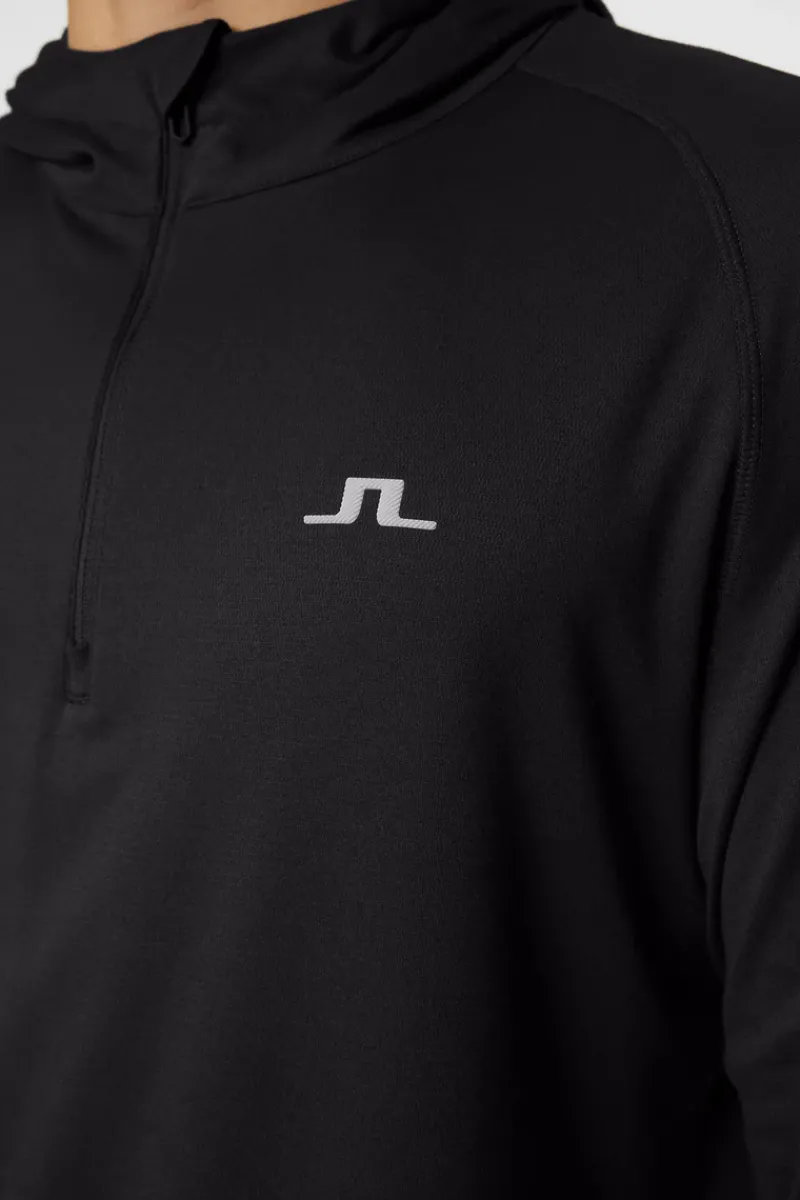 J.Lindeberg Mario Quarter Zip Hood* Golf|Base & Mid Layers