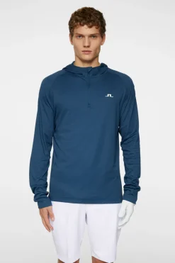 J.Lindeberg Mario Quarter Zip Hood* Golf|Base & Mid Layers