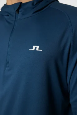 J.Lindeberg Mario Quarter Zip Hood* Golf|Base & Mid Layers