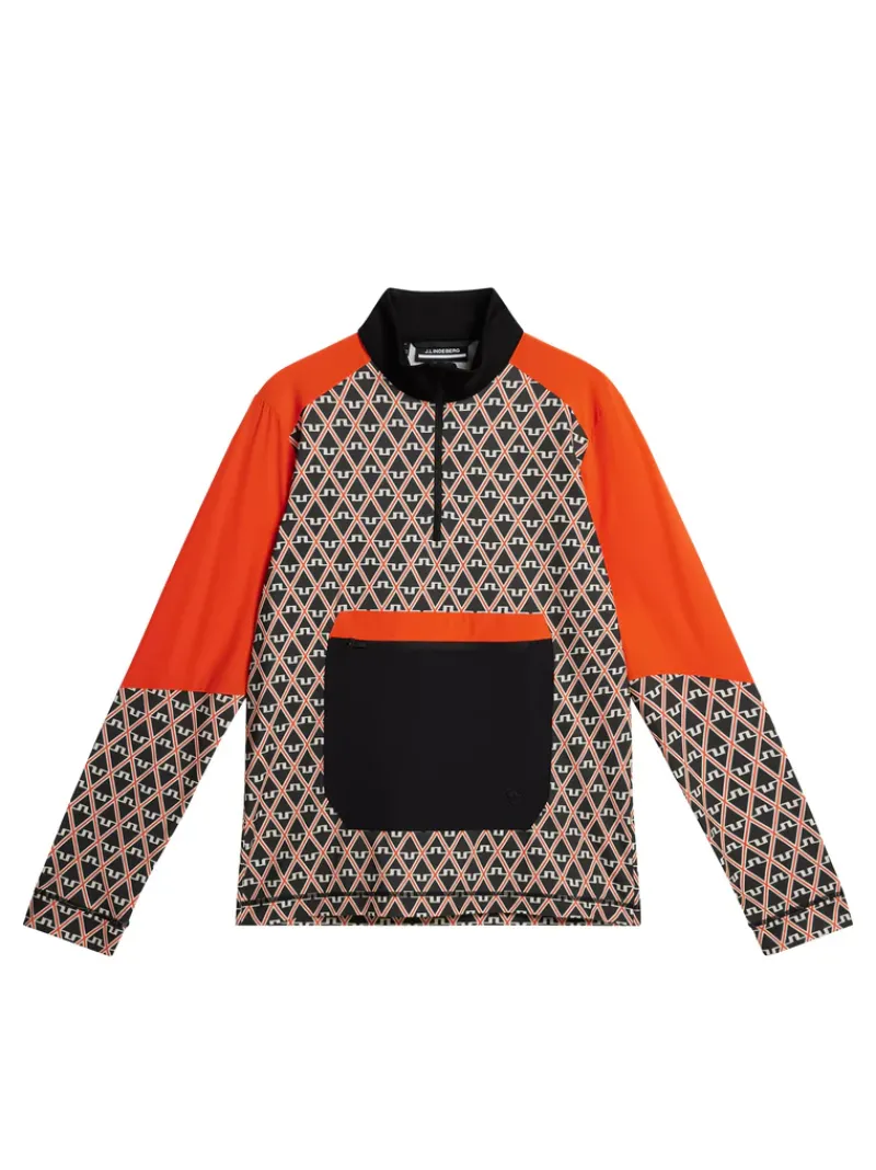 J.Lindeberg Matias Print Mid Layer* Base & Mellomlag|Utendørs