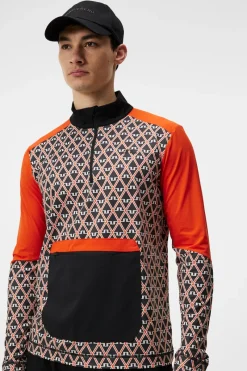 J.Lindeberg Matias Print Mid Layer* Base & Mellomlag|Utendørs