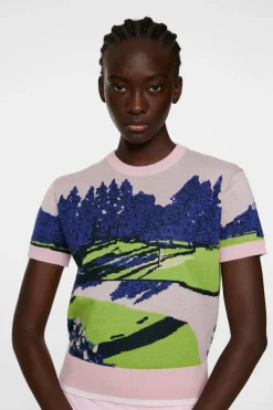 J.Lindeberg Nico Knitted Top* Golf|Knitwear