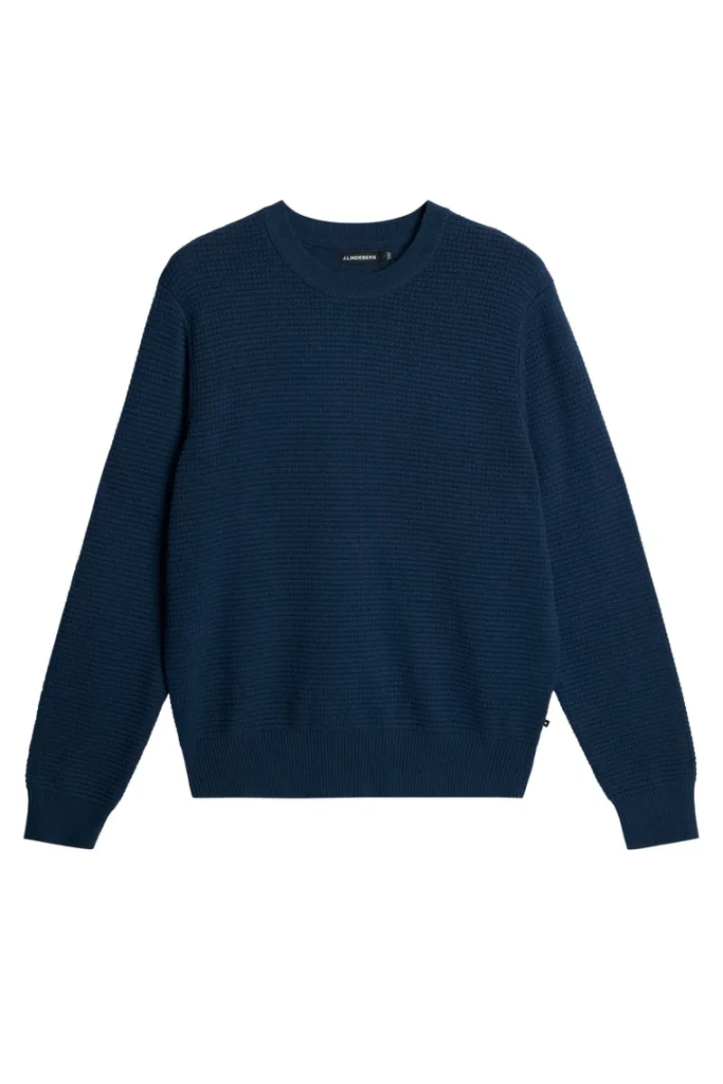 J.Lindeberg Oliver Structured Sweater* Knitwear|Tops