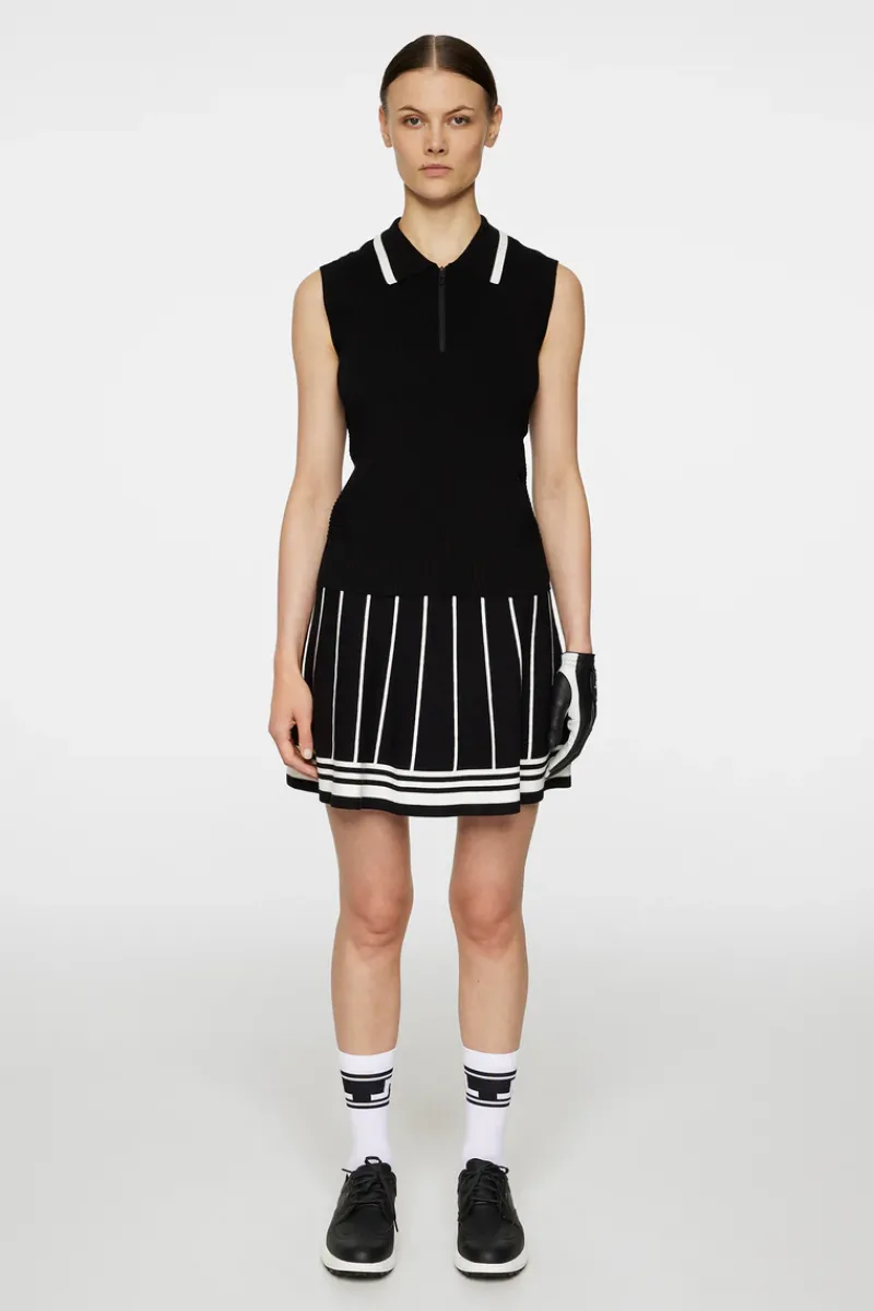 J.Lindeberg Ramona Knitted Polo Shirt* Golf|Knitwear