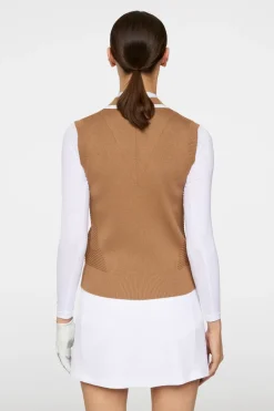 J.Lindeberg Ramona Knitted Polo Shirt* Golf|Knitwear