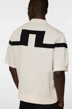 J.Lindeberg Rayne Knitted Shirt* Knitwear|Tops