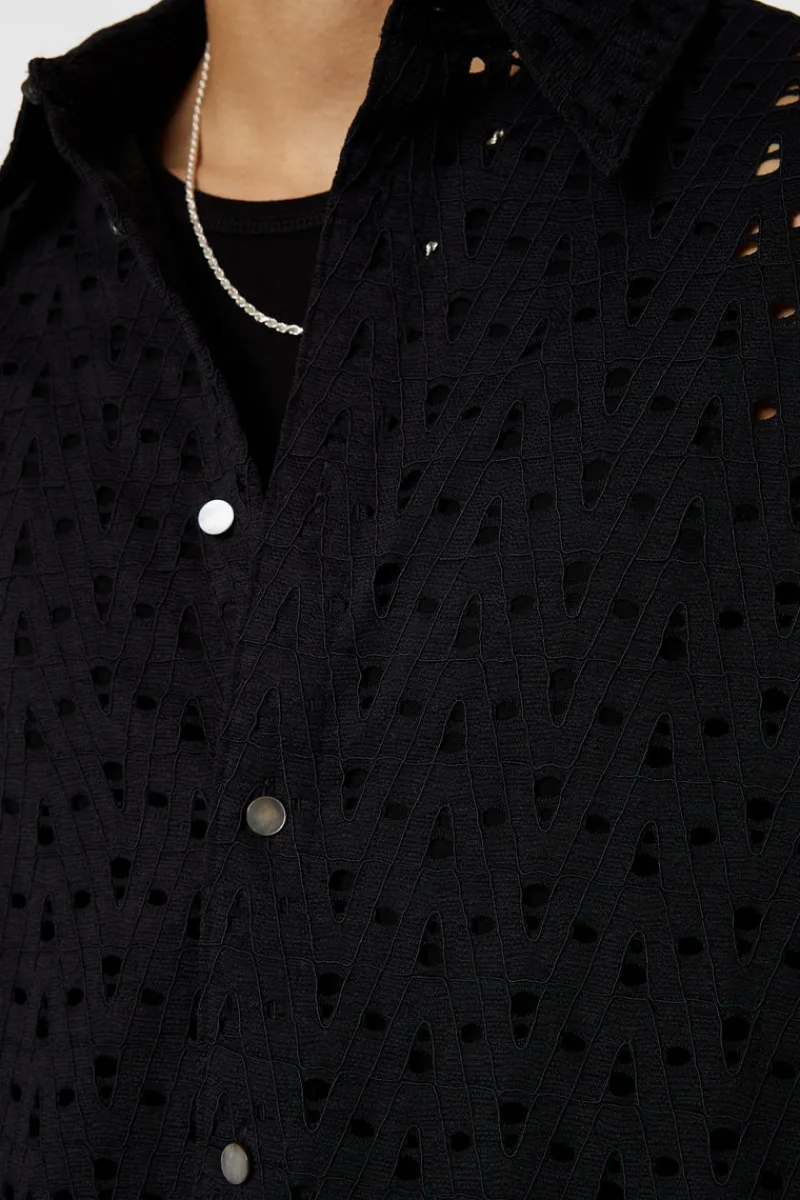 J.Lindeberg Reg Lace Shirt* Tops|Skjorter