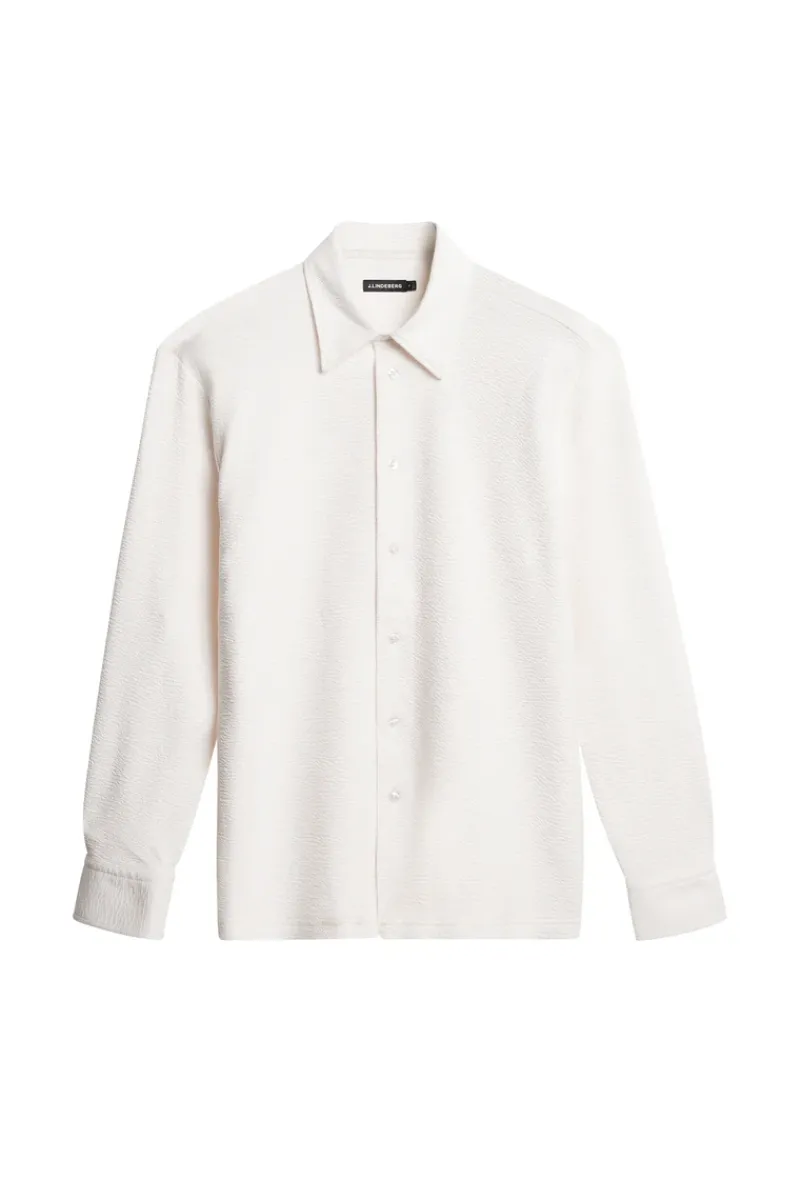 J.Lindeberg Reg LS Crinkle Jersey Shirt* Tops|Skjorter