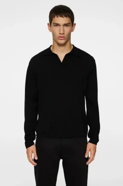 J.Lindeberg Rowan LS Polo* Knitwear|Tops