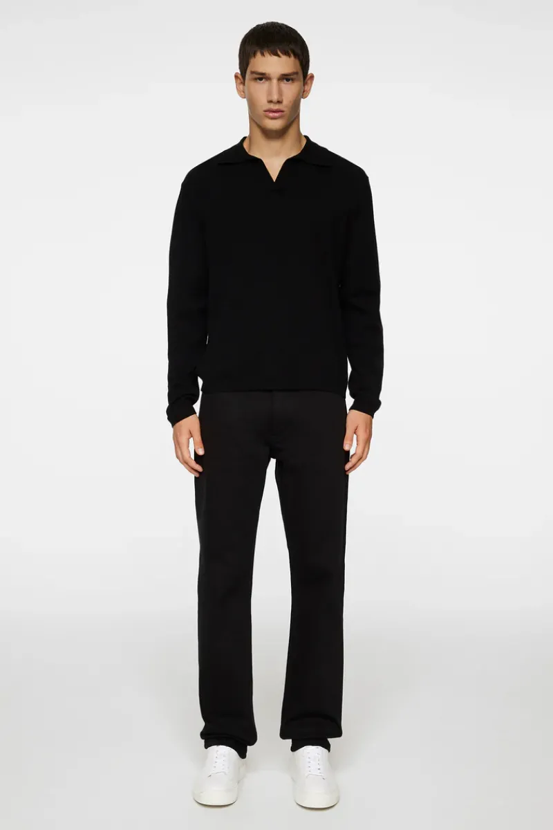 J.Lindeberg Rowan LS Polo* Knitwear|Tops