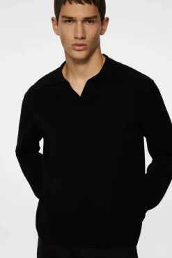 J.Lindeberg Rowan LS Polo* Knitwear|Tops