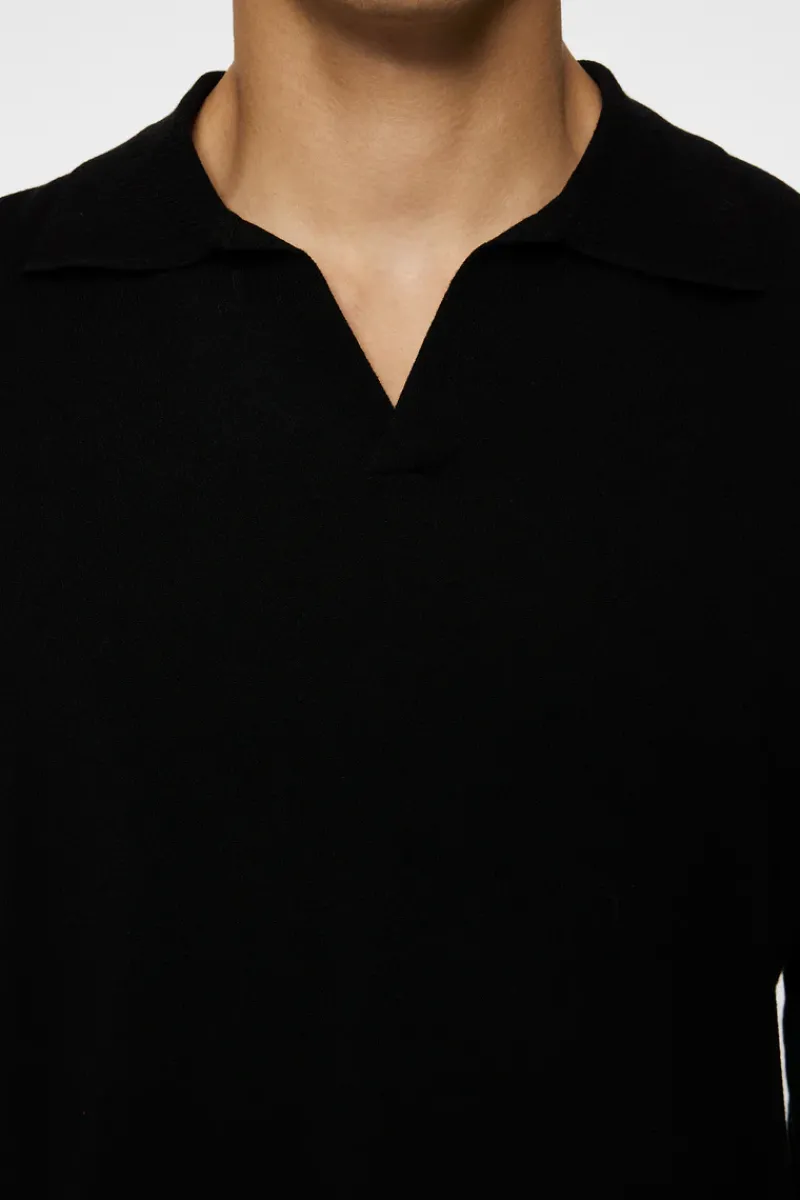 J.Lindeberg Rowan LS Polo* Knitwear|Tops