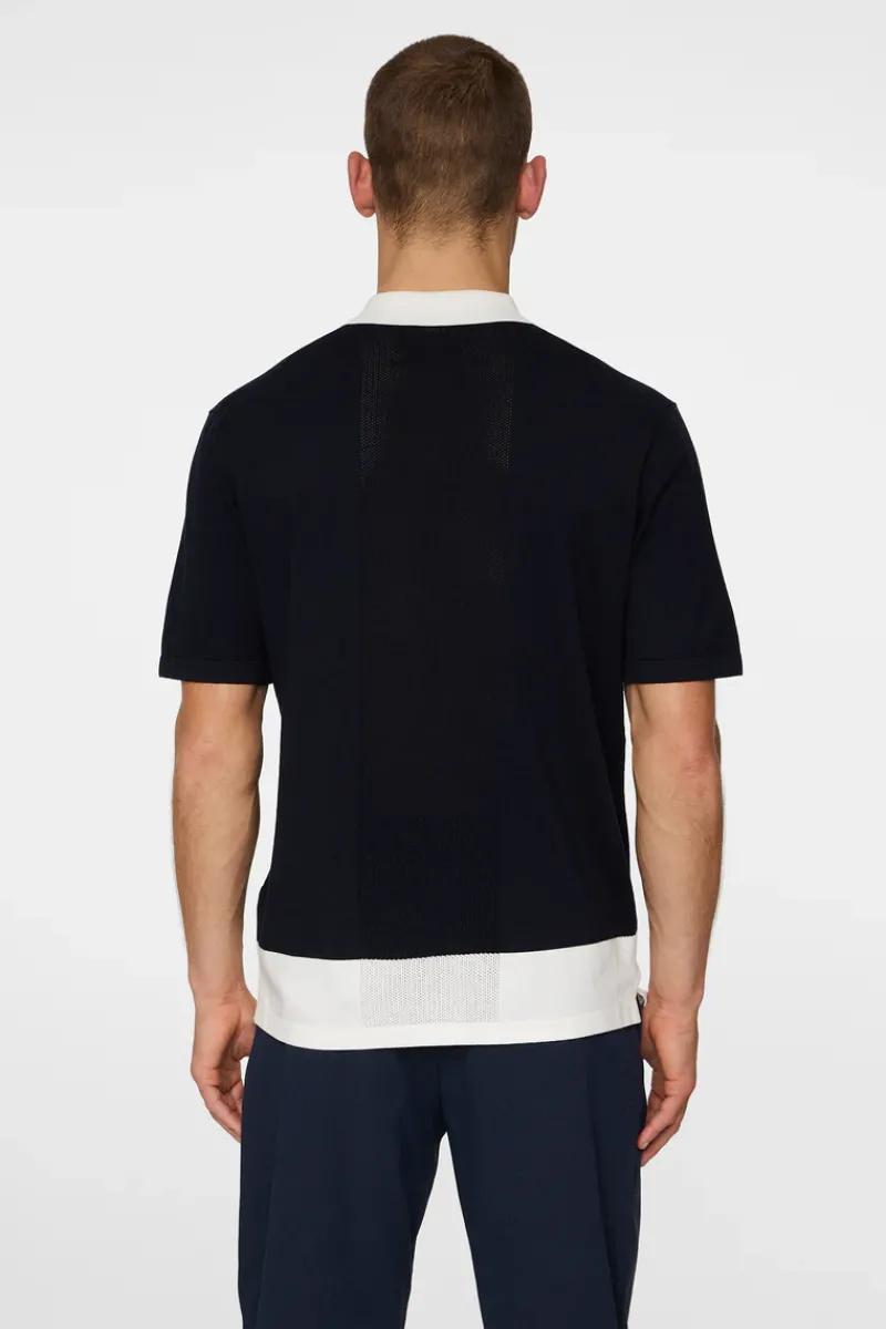 J.Lindeberg Rue Knitted Polo Shirt* Golf|Knitwear
