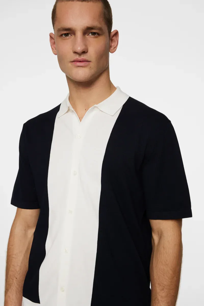 J.Lindeberg Rue Knitted Polo Shirt* Golf|Knitwear